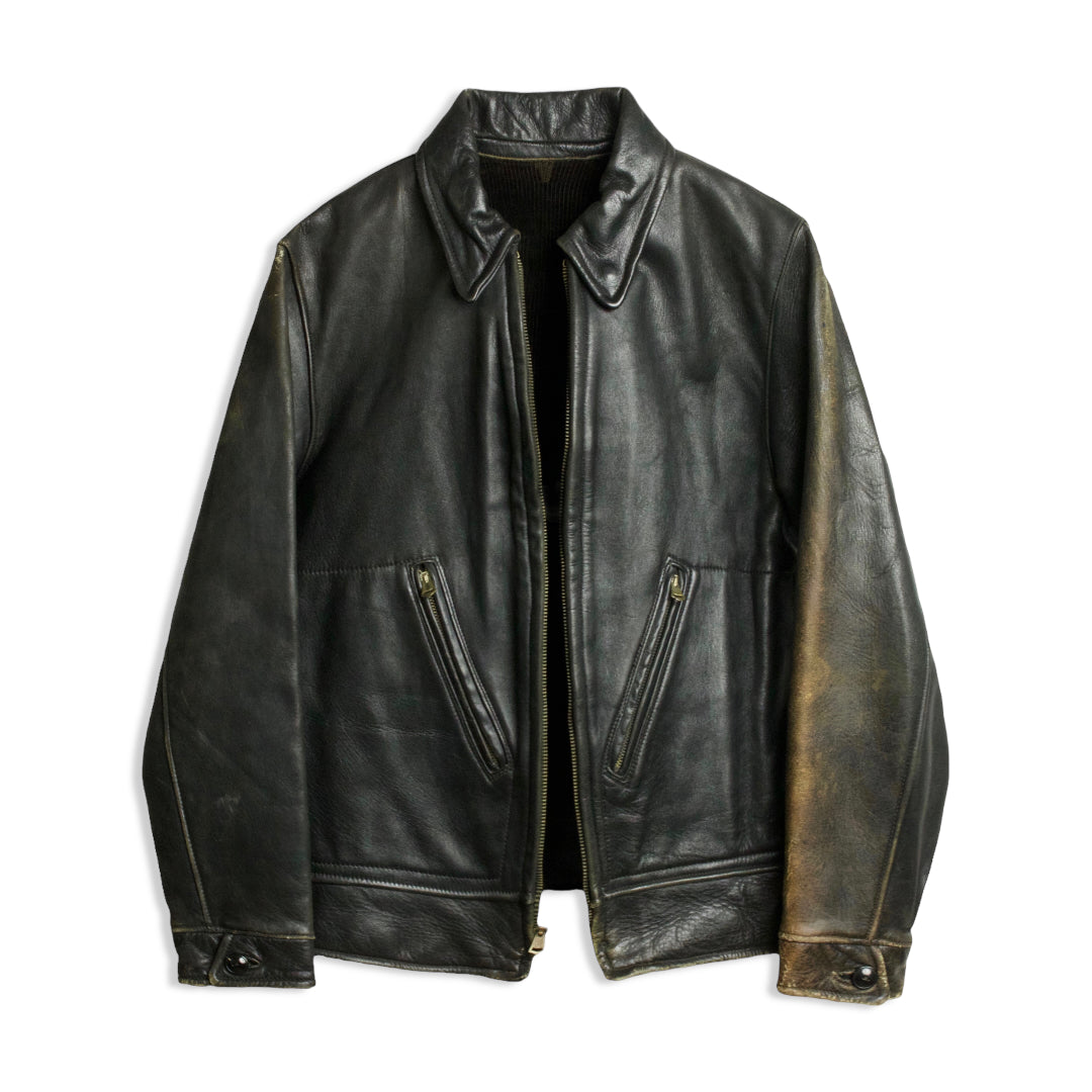 30s Leather Sports Jacket】商品詳細 | ACORN VINTAGE ONLINE SHOP