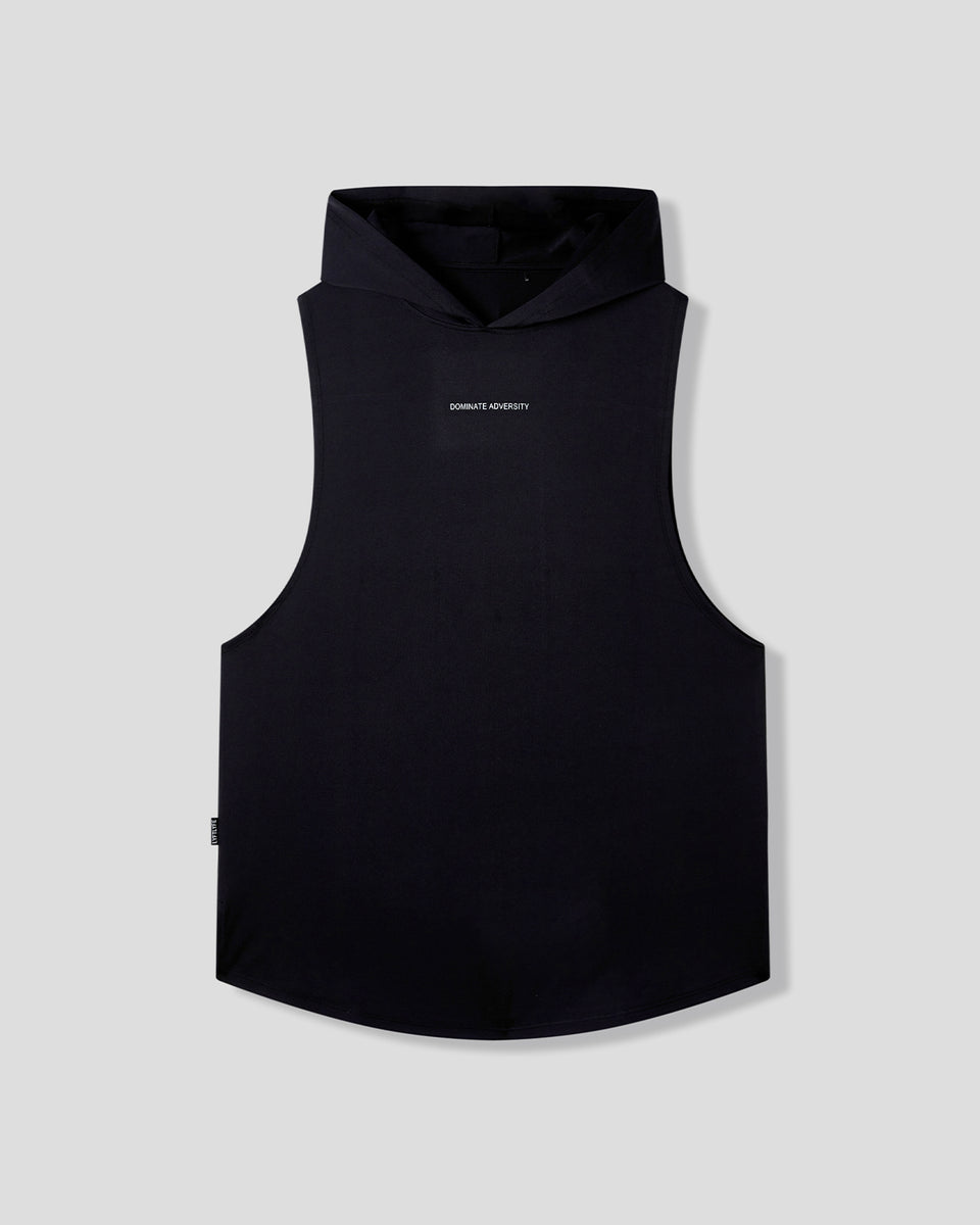 Limitless Men's Sleeveless Hoodie - Onyx - LYFTLYFE APPAREL