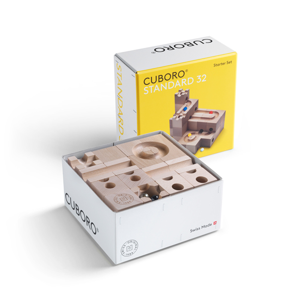 Standard 32 Marble Run Set (Cuboro)