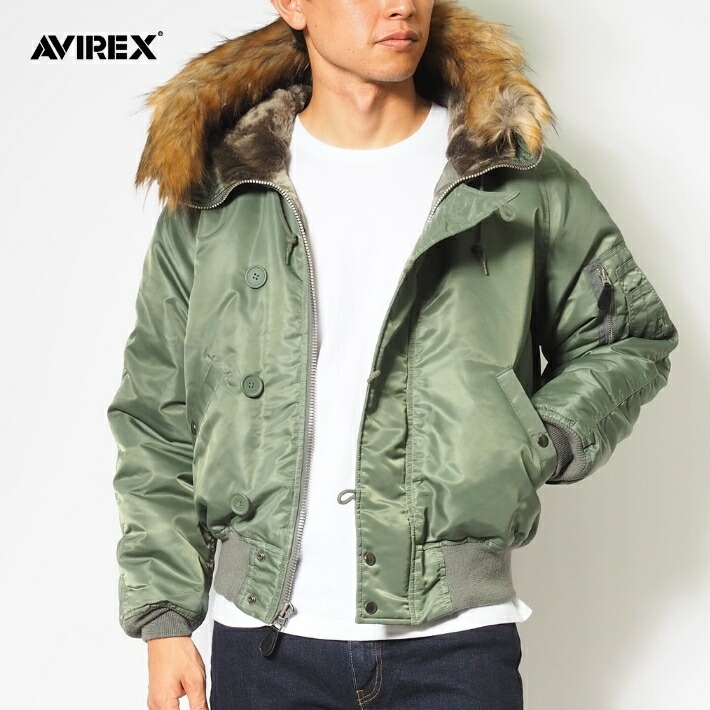 楽天市場】AVIREX アビレックス N-2B フライトジャケット 中綿