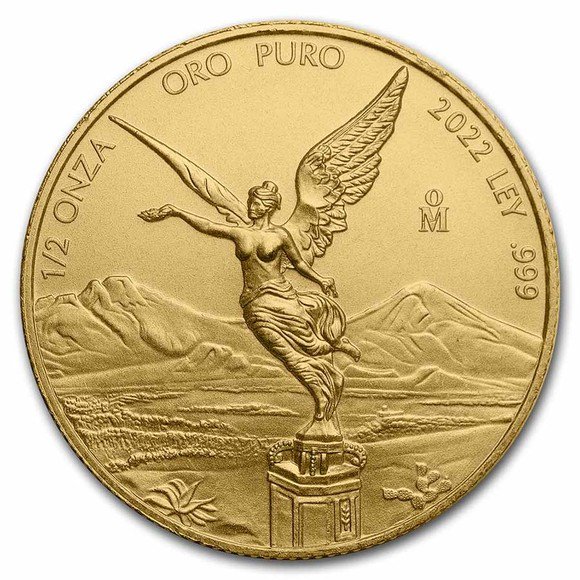 楽天市場】即納・追跡可 2022 メキシコ リベルタード 金貨 1/2オンス