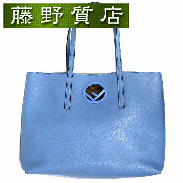 楽天市場】（美品）フェンディ FENDI ショッピング ロゴ トートバッグ