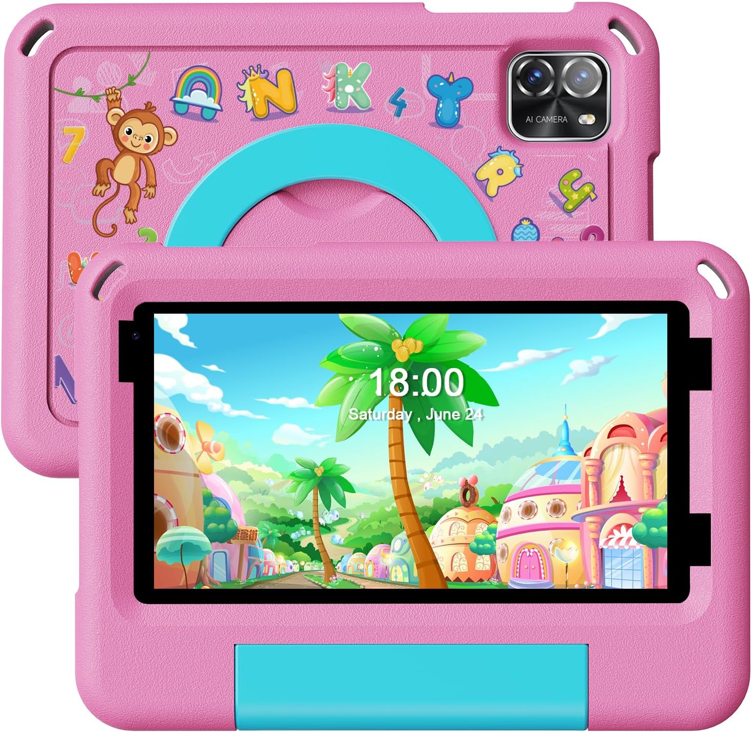 ❤️子供用タブレット❤️7 プルガダ、4GB RAM + 32GB ROM キッズ 子供