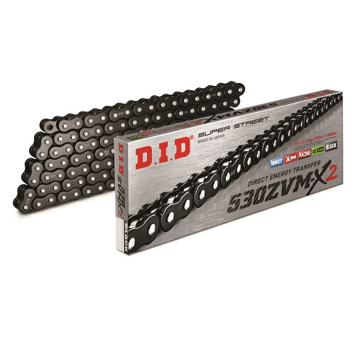 楽天市場】DID(大同工業) ZVM-X2シリーズチェーン 530ZVM-X2-116L ZJ