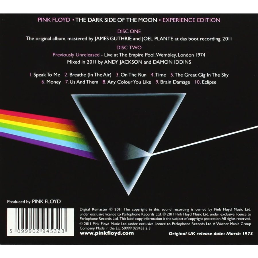 楽天市場】ピンクフロイド CD アルバム PINK FLOYD DARK SIDE OF THE
