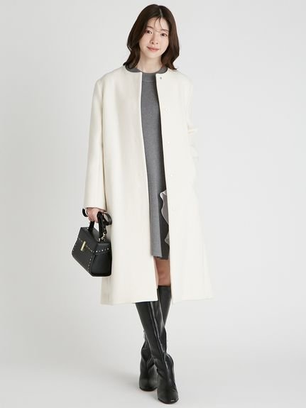 CELFORD｜ラッフルデザインドッキングニットワンピ | Rakuten Fashion