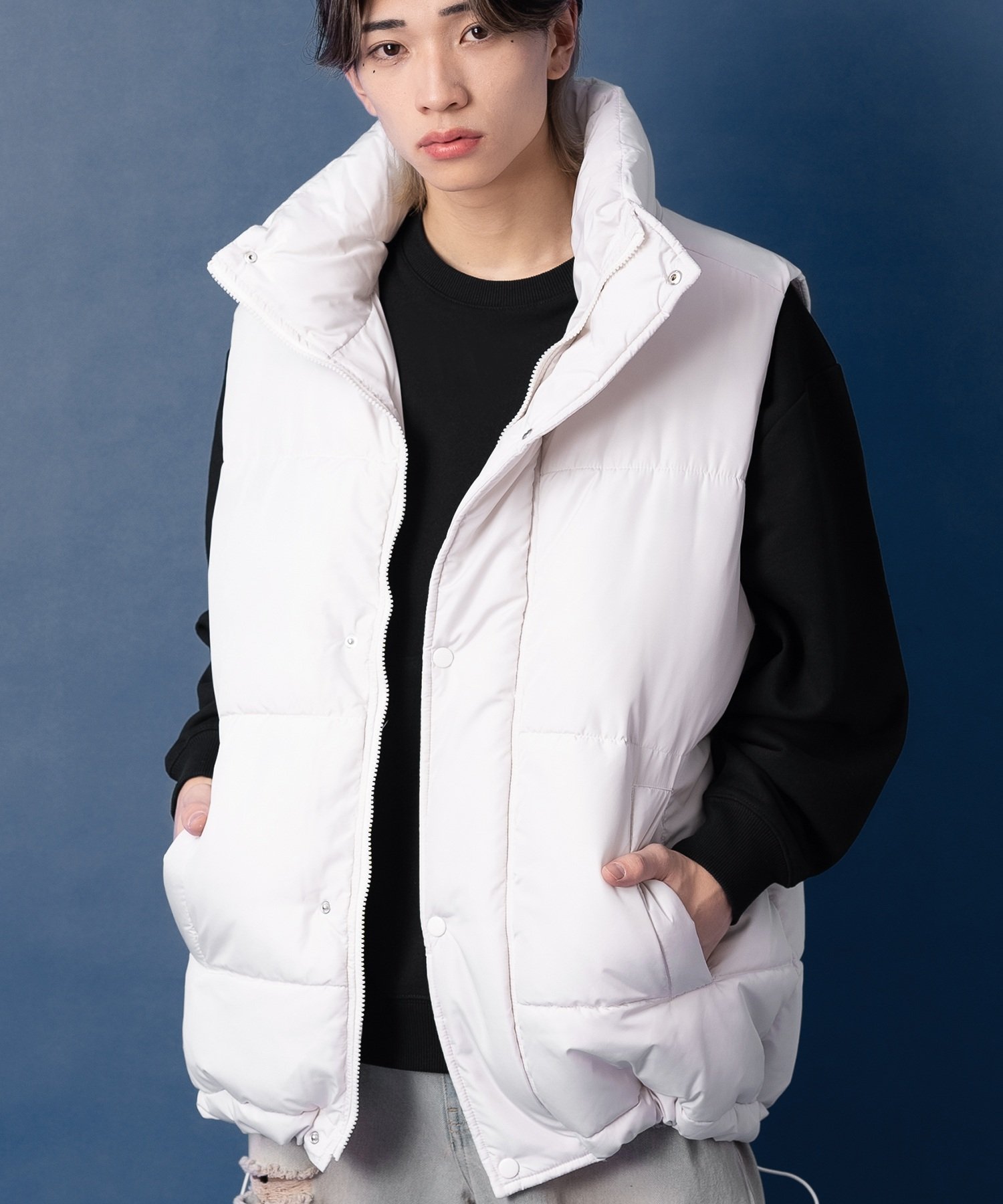 improves｜UAU ワオ 中綿 フェイク ダウンベスト | Rakuten Fashion