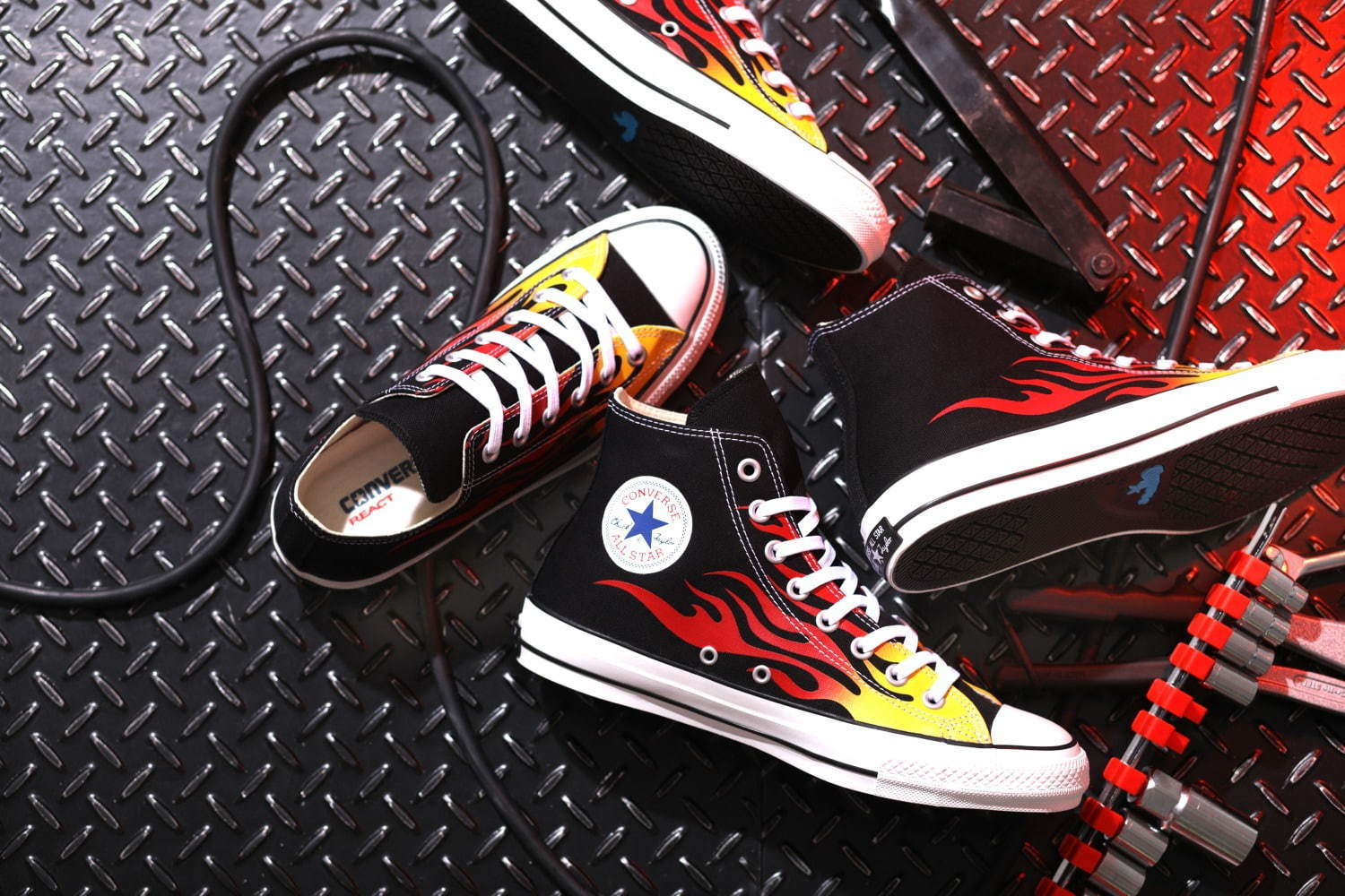 CONVERSE】ファイヤーパターンのALL STAR 100 IGNT OX/HIが7月23日に