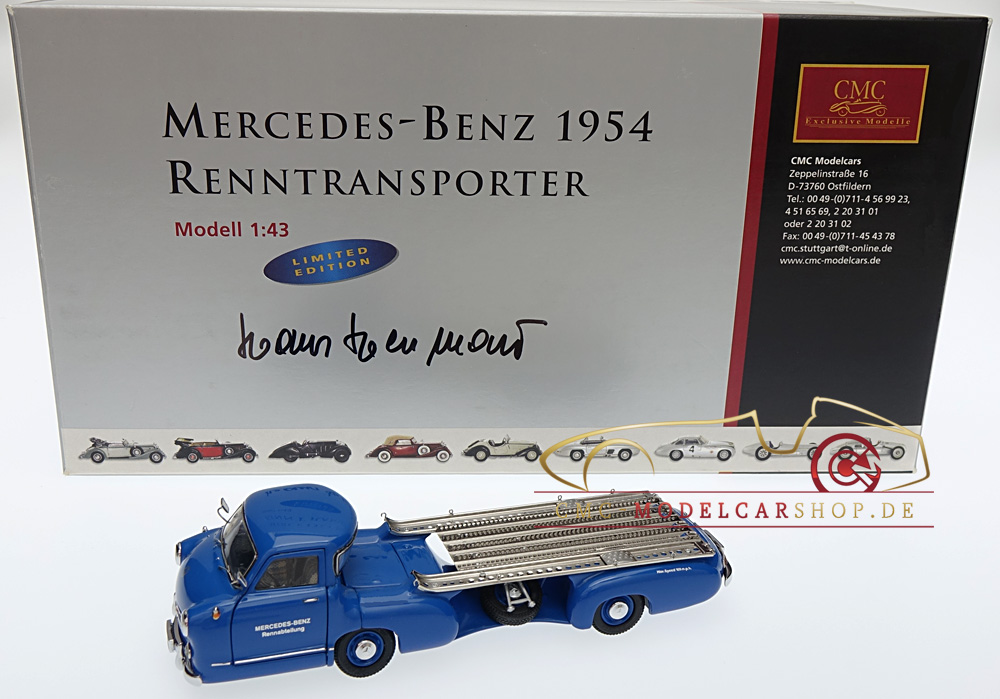 cmc mercedes-benz race car transporter