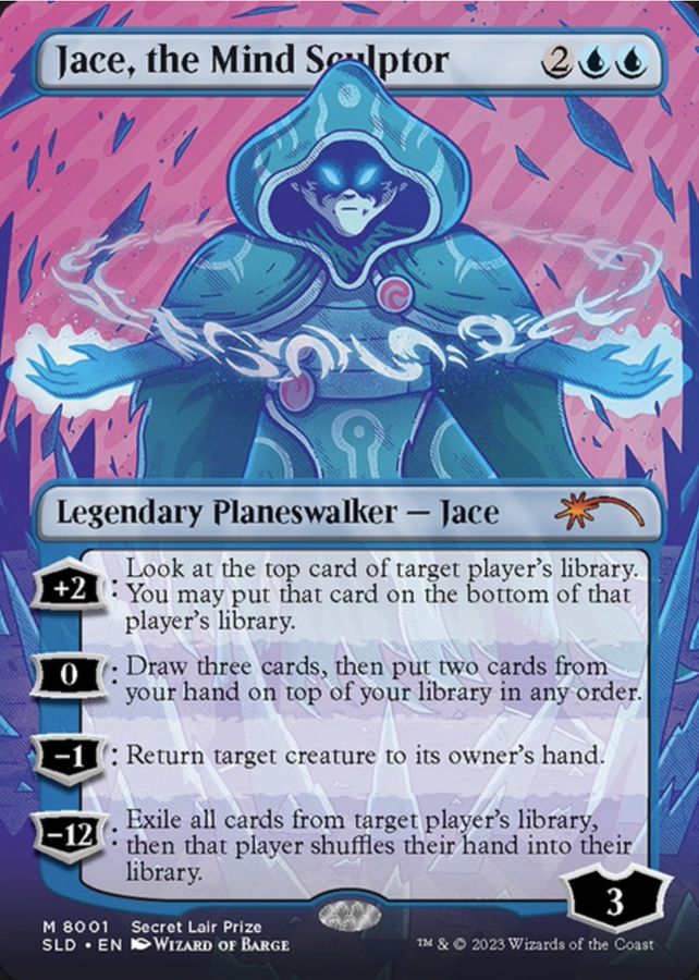 EX+](FOIL)(8001)精神を刻む者、ジェイス/Jace, the Mind Sculptor
