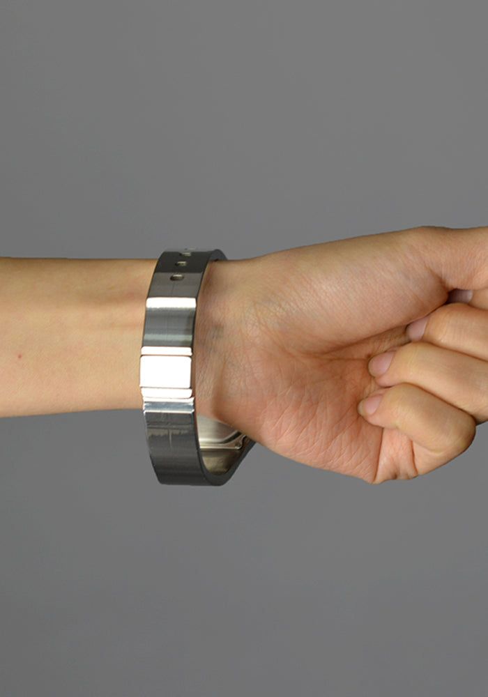 BLESS N°22 STEEL ACCESSORY WATCH BANGLE SILVER | 30%OFF SALE