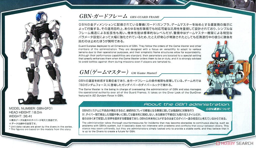 GBN-ガードフレーム (HGBD) (ガンプラ) - ホビーサーチ ガンプラ他