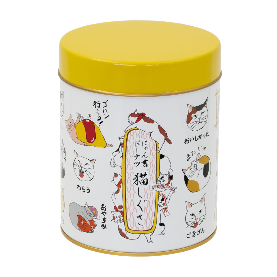 ネコカン3-猫しぐさ-｜印刷缶｜缶－製品情報｜日東産業株式会社－お茶