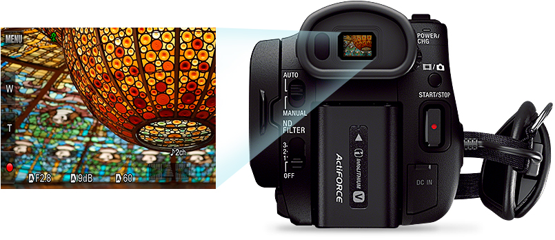 HDR-CX900 特長 : 便利な撮影機能 | デジタルビデオカメラ Handycam