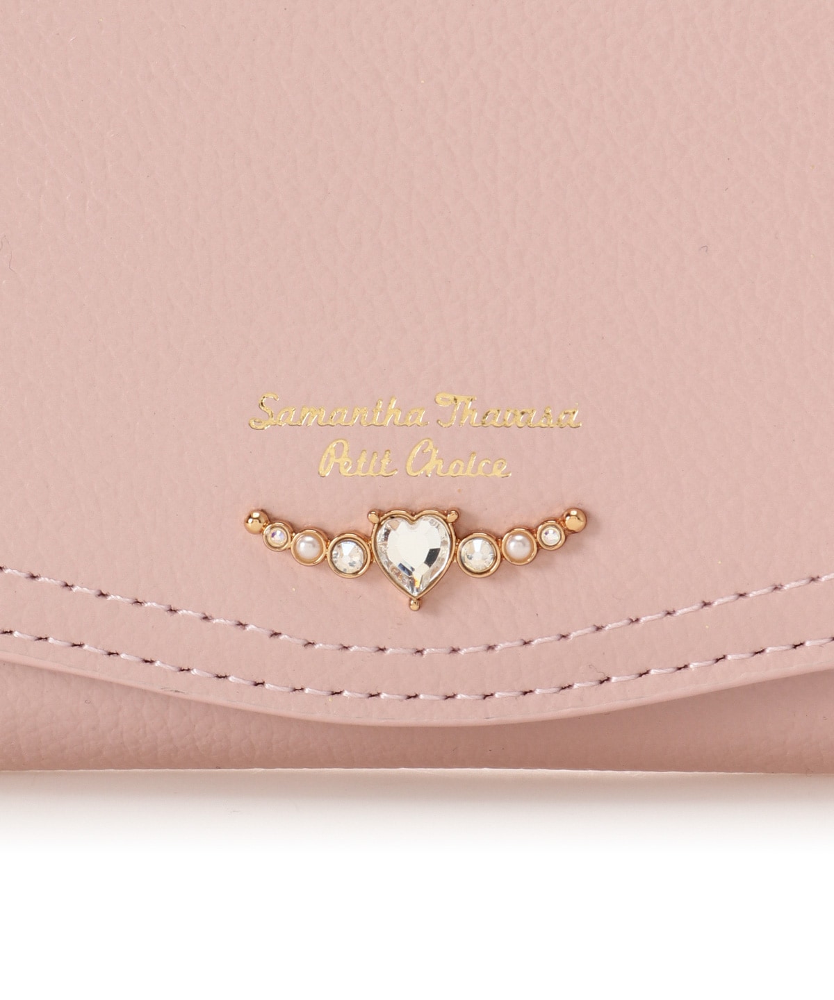 20th anniversary Collection」クリアハートビジュー 折財布(FREE