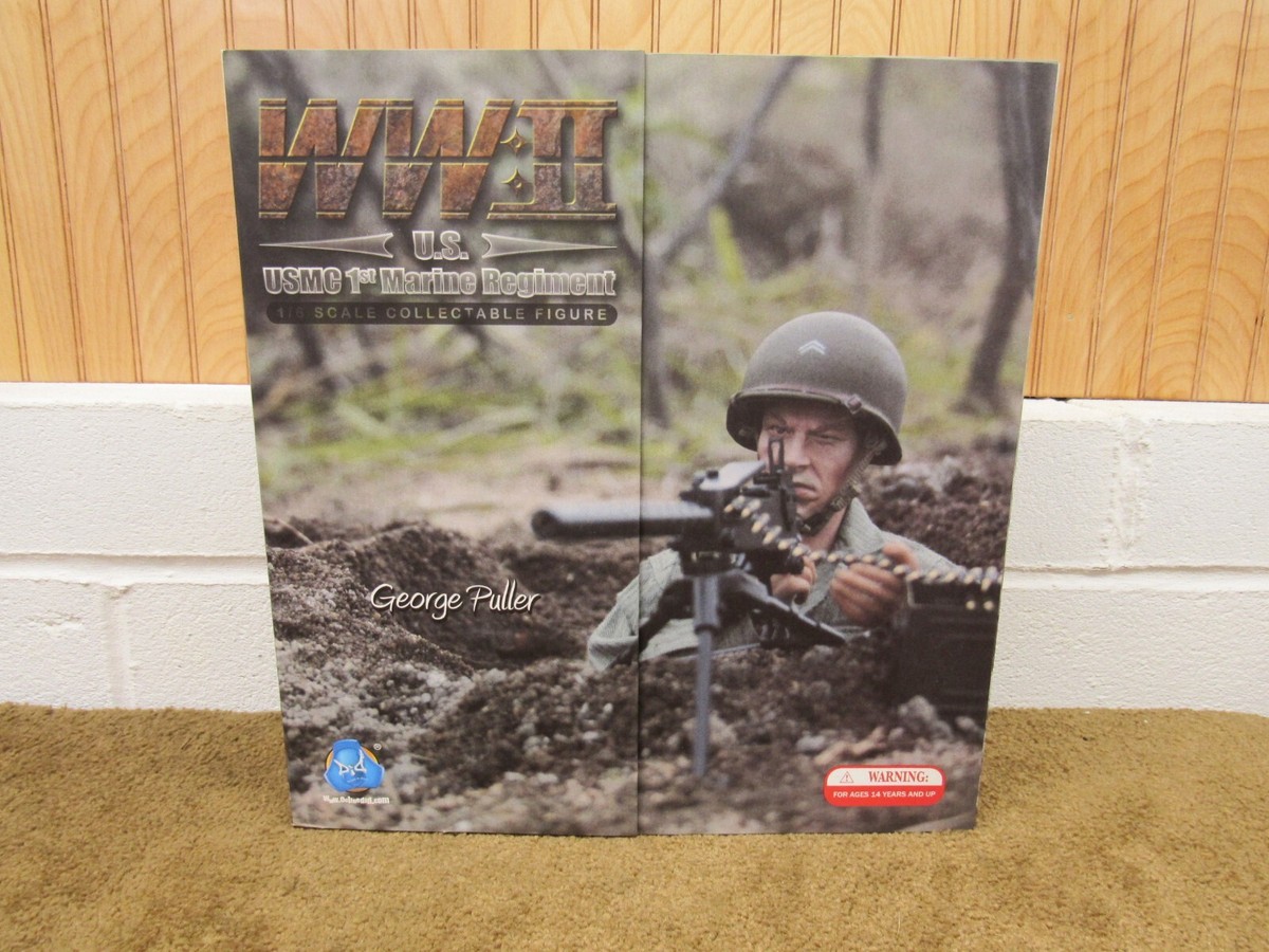 1/6 DID WWII USMC 1st Marine Reg Figure w Camo Jungle Pack 1919