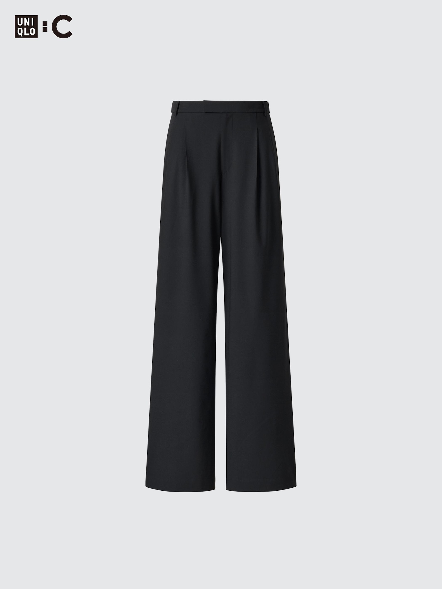Pleated Wide Straight Pants | UNIQLO US