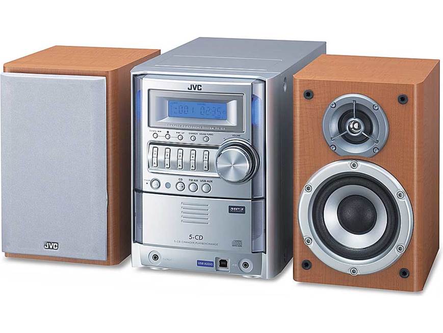 JVC FS-G5 5-CD/AM/FM micro system at Crutchfield