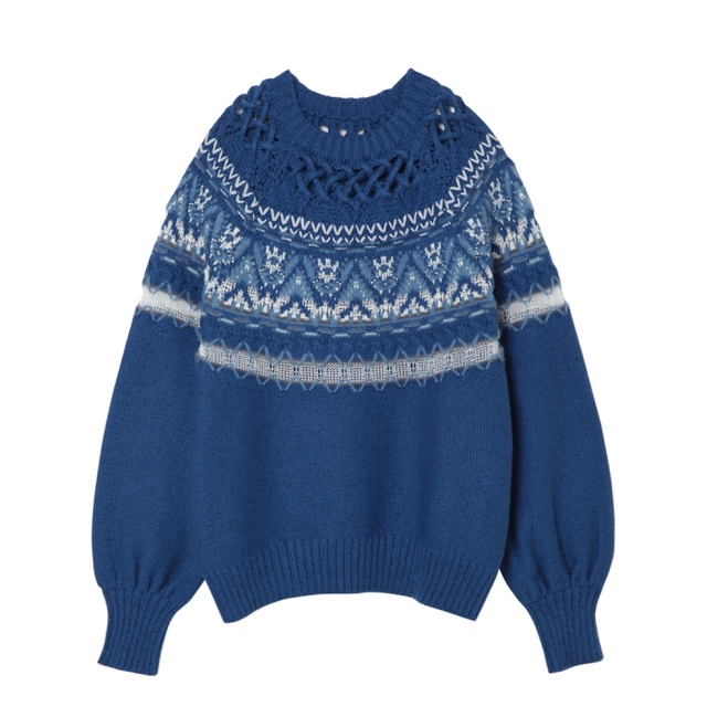 Mame Kurogouchi Cotton Nordic Knit マメの通販はau PAY マーケット