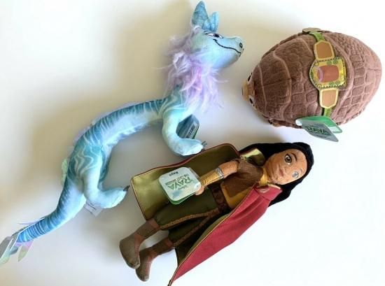 Disney ラーヤと龍の王国 ぬいぐるみ セット - ディズニーフィギュア