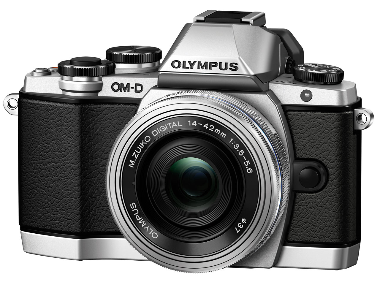 オリンパス OLYMPUS OM-D E-M10 14-42mm EZ レンズキット [シルバー