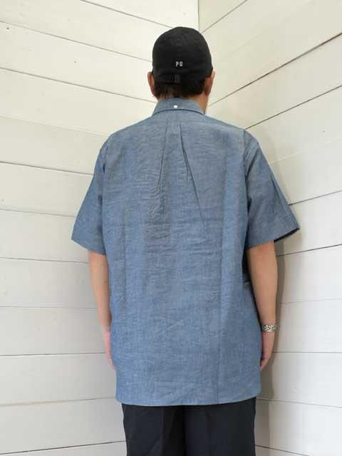 SASSAFRAS(ササフラス) WHEEL BARROW SHELL SHIRT 1/2 -5oz chambray