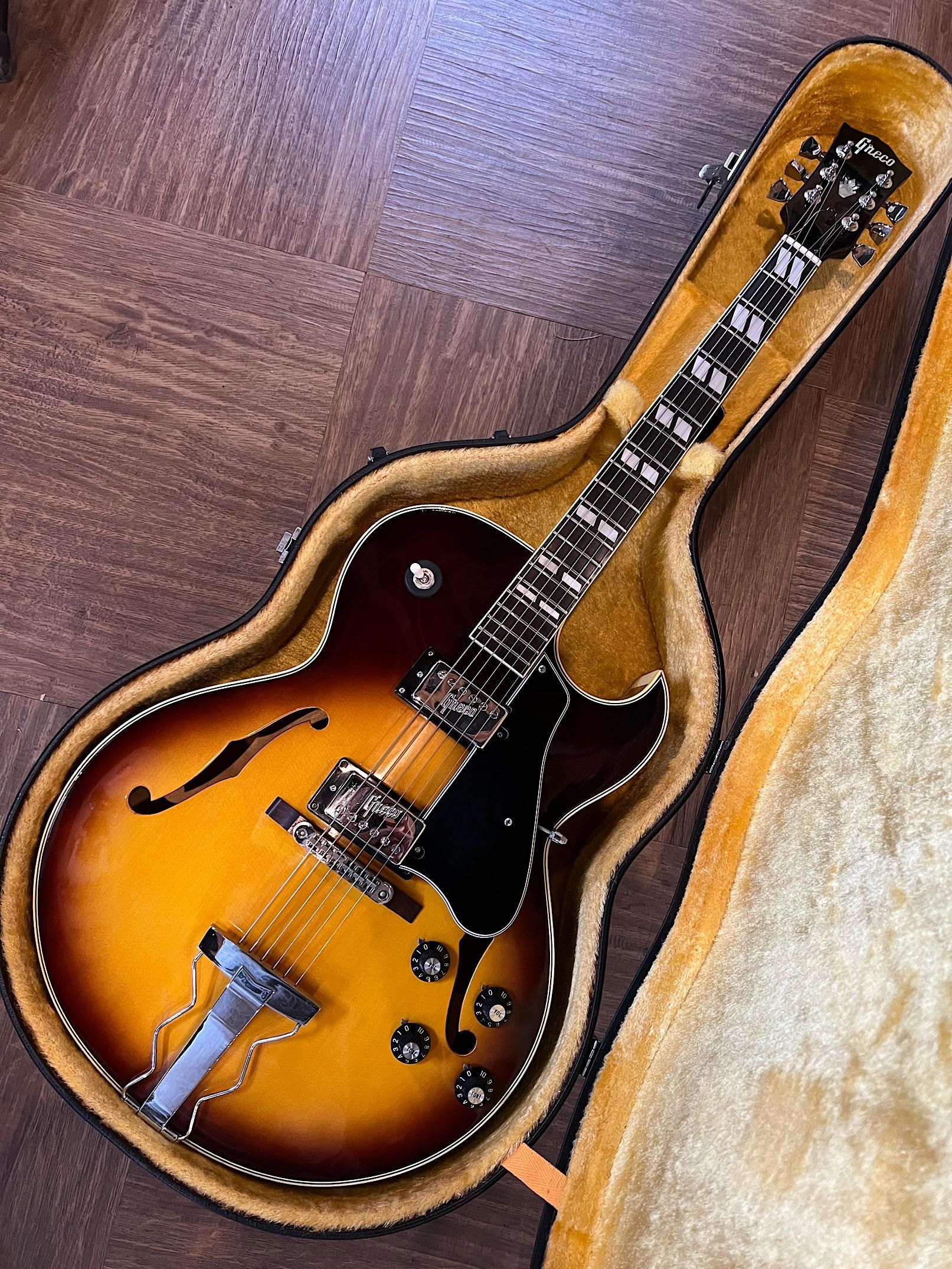 GRECO S-55 70年代半ば頃のグレコのES-175のコピーモデルです