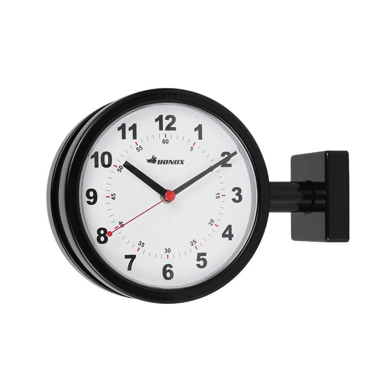 DULTON ダルトン ダブルフェイスクロック ブラック DOUBLE FACE CLOCK