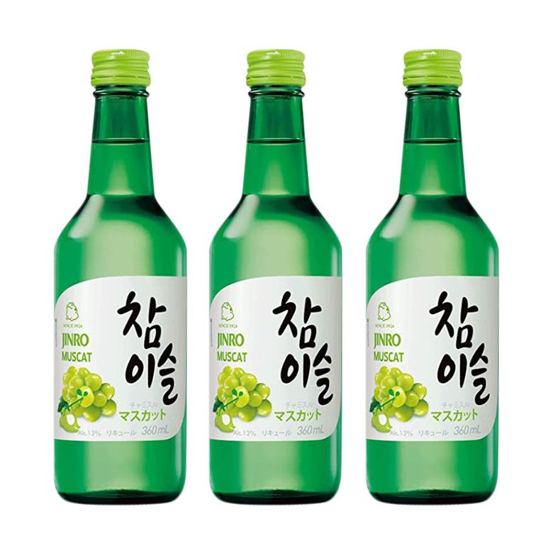 JINRO（眞露） 韓国焼酎 3本セット 10種類から選べる ジンロ 韓国お酒