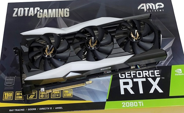 ZOTAC GAMING GeForce RTX 2080 Ti AMP Extreme」をレビュー。RTX 2080