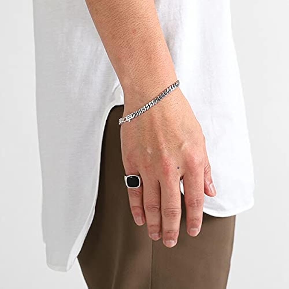 Amazon | [トムウッド] TOMWOOD チェーン ブレスレット シルバー Curb