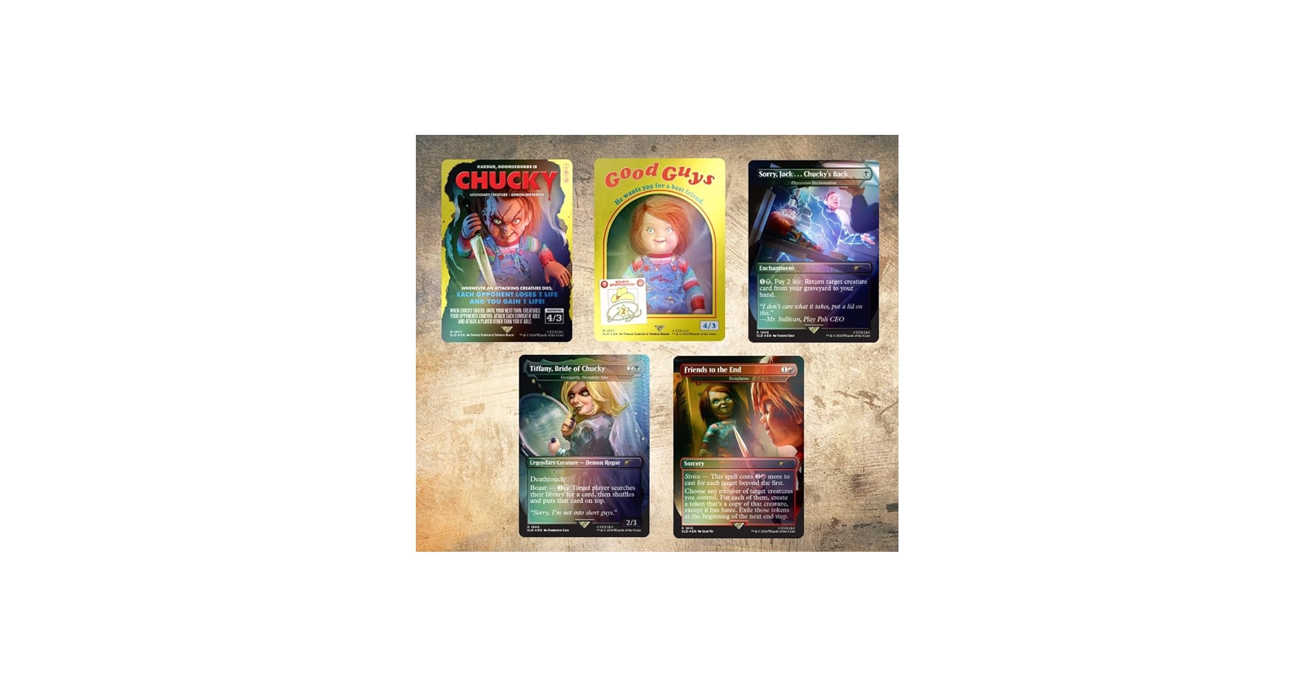 Amazon.com: MTG Secret Lair: Secret Lair x Chucky (Foil Edition