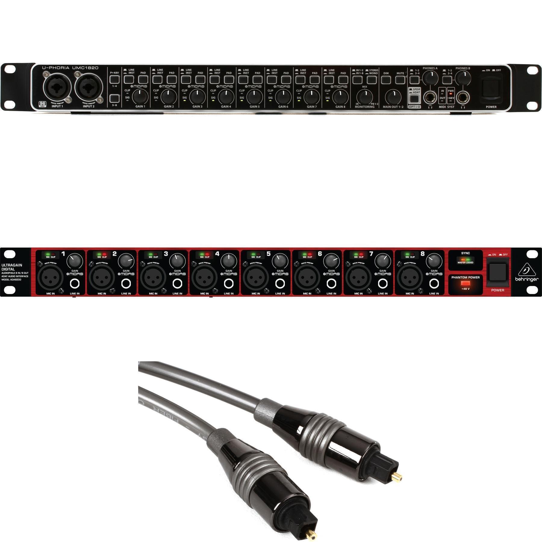 Behringer U-Phoria UMC1820 USB Audio Interface and Preamp