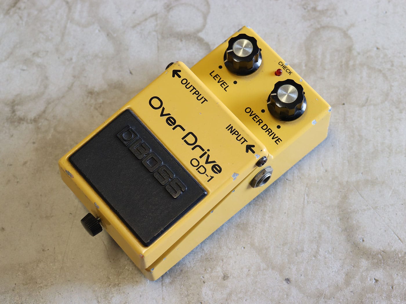 中古】BOSS OD-1 日本製 黒ネジ JRC4558DD 82年製 オーバードライブ