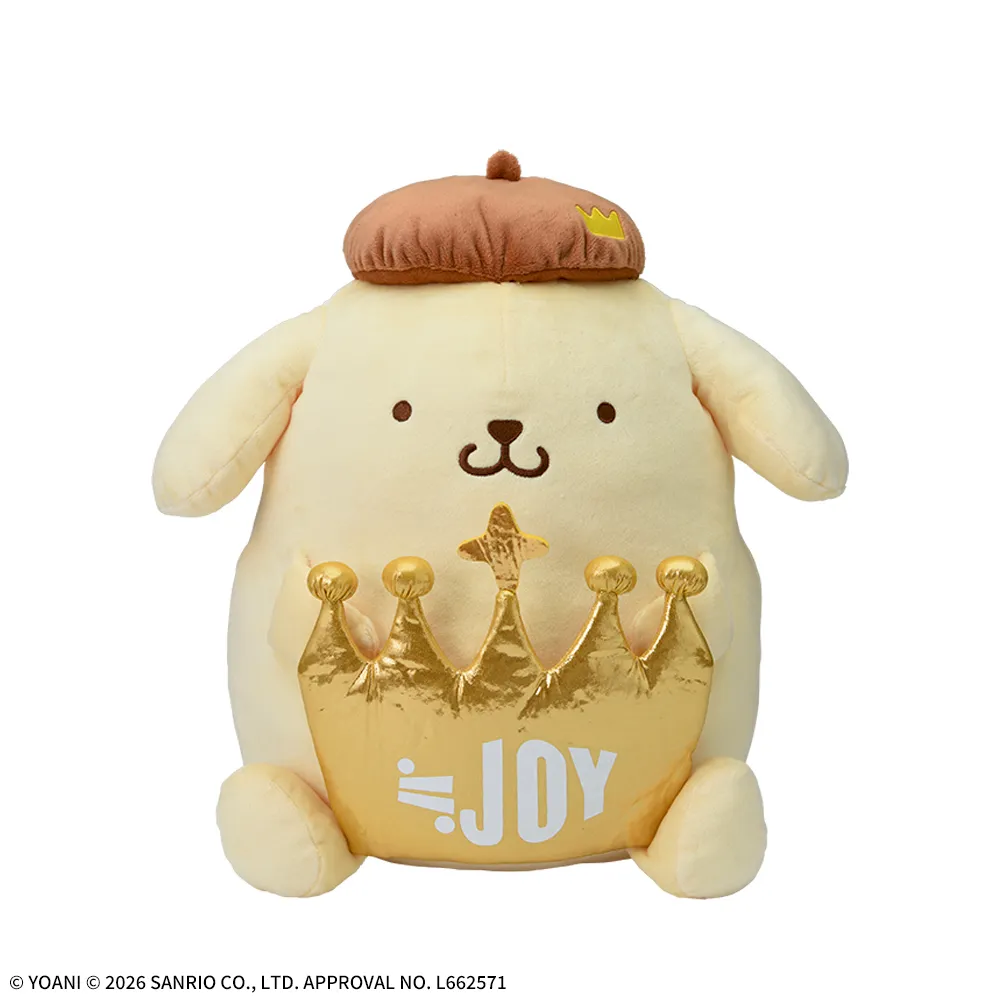≒JOY×ポムポムプリン Lぬいぐるみ｜プライズ・くじ・グッズ情報なら