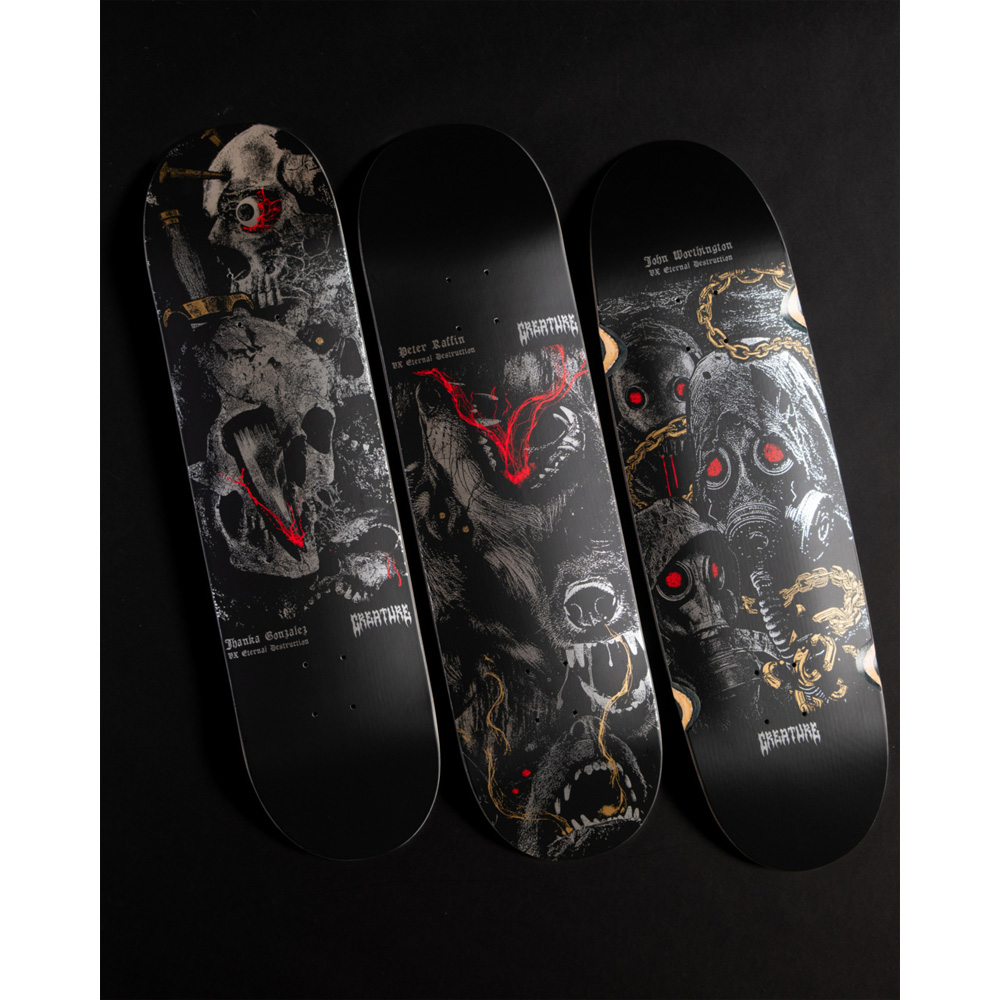 CREATURE（クリーチャー） スケボー デッキ 9.0 WORTHINGTON MORTEM VX