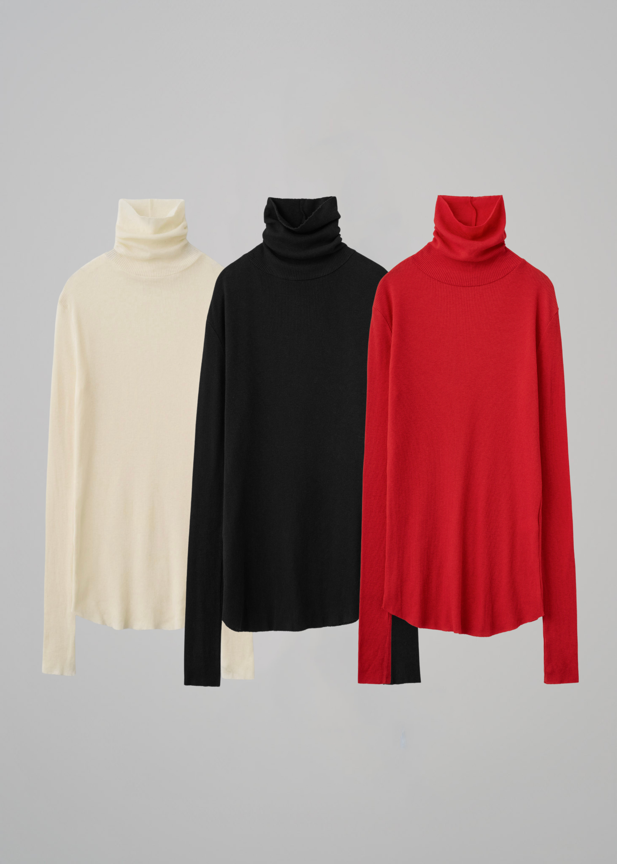 カシミヤ混タートルネックカットソー - SOÉJU online store｜上質な