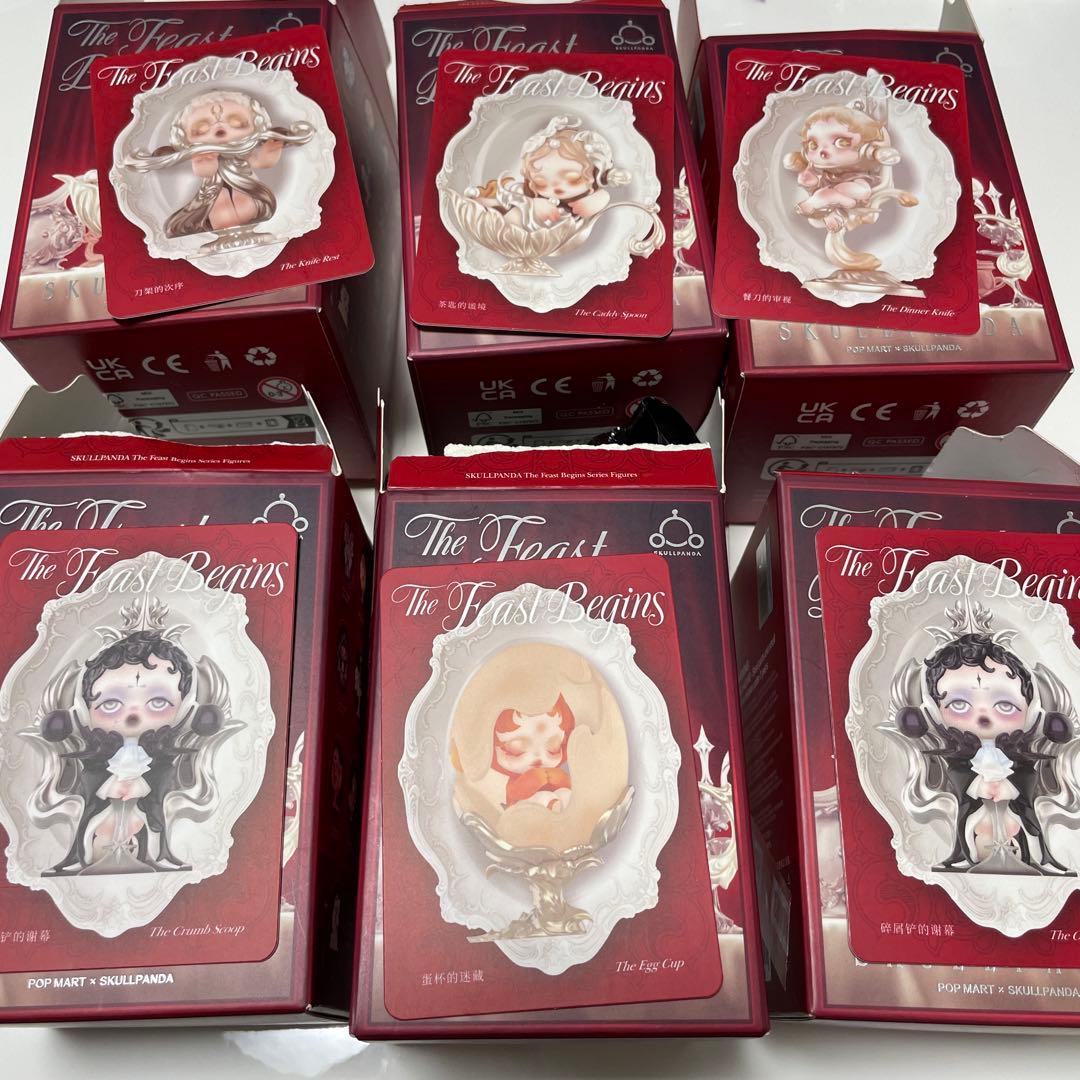 The Feast Begins Skull Panda 6体セット Skullpanda The Feast Begins Series | POP MART – Art Toy Familia