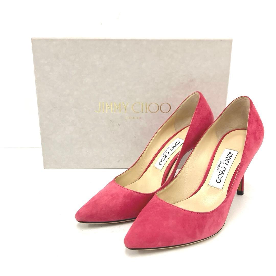大人気☆JIMMY CHOO☆パンプス☆ピンヒール☆スエード☆ピンク ピンク系 Jimmy Choo(ジミーチュウ) 靴・シューズ(レディース