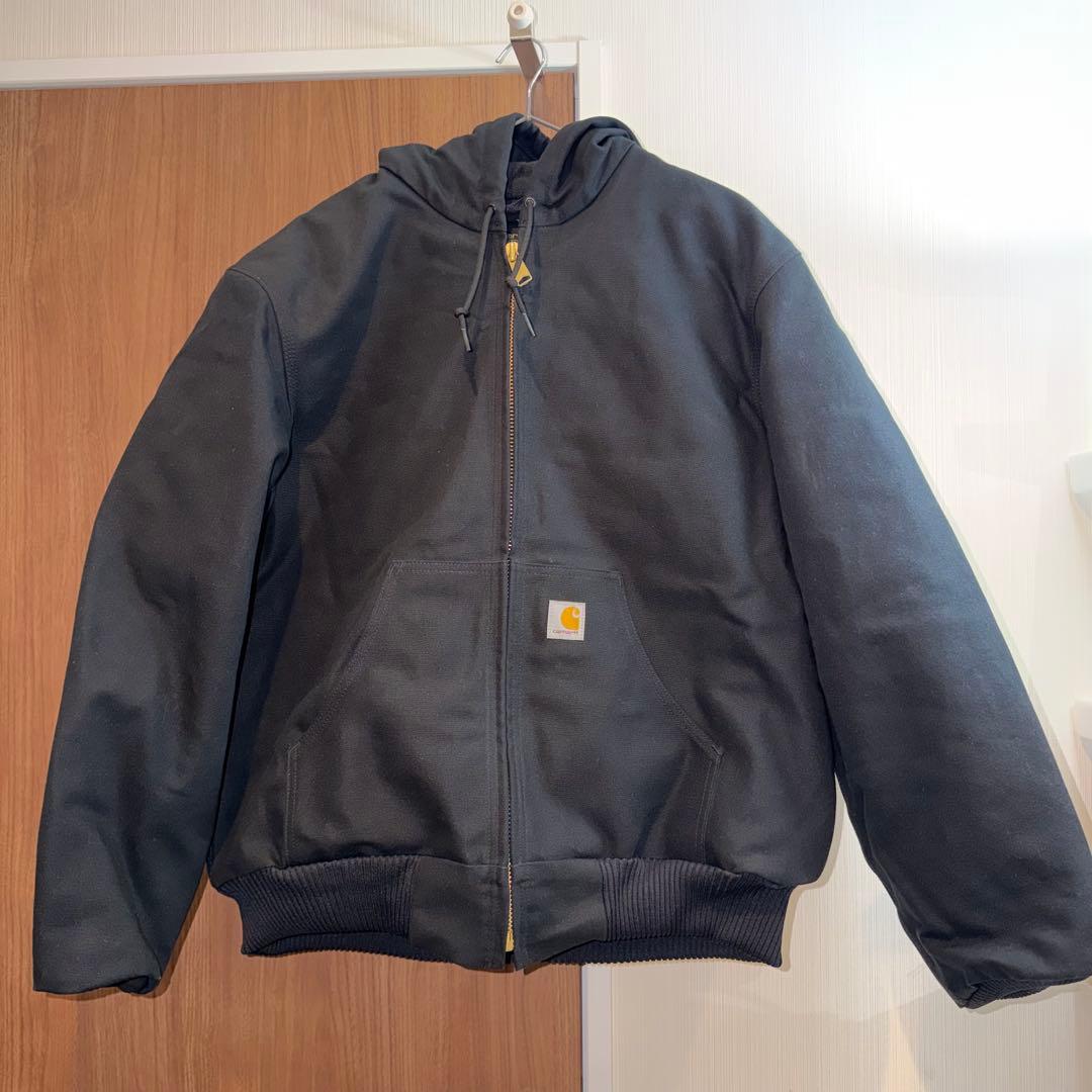 Carhartt カーハート アクティブジャケット ブラック M 大きめ Carhartt（カーハート） ジャケット メンズ ルーズ フィット ダック