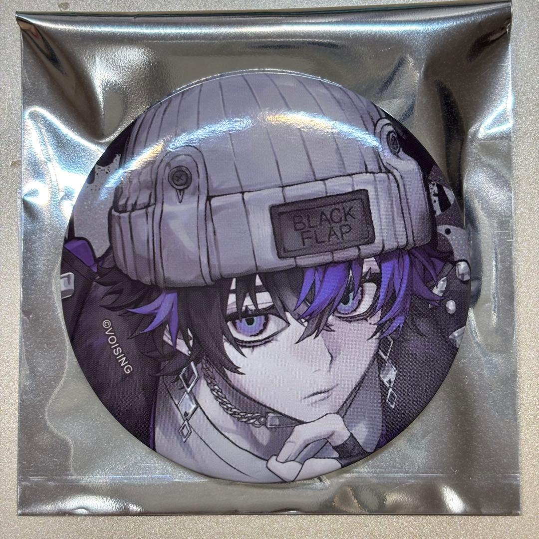 らみ ブラフラ BLACK FLAP アラサガシ 缶バッジ - メルカリ