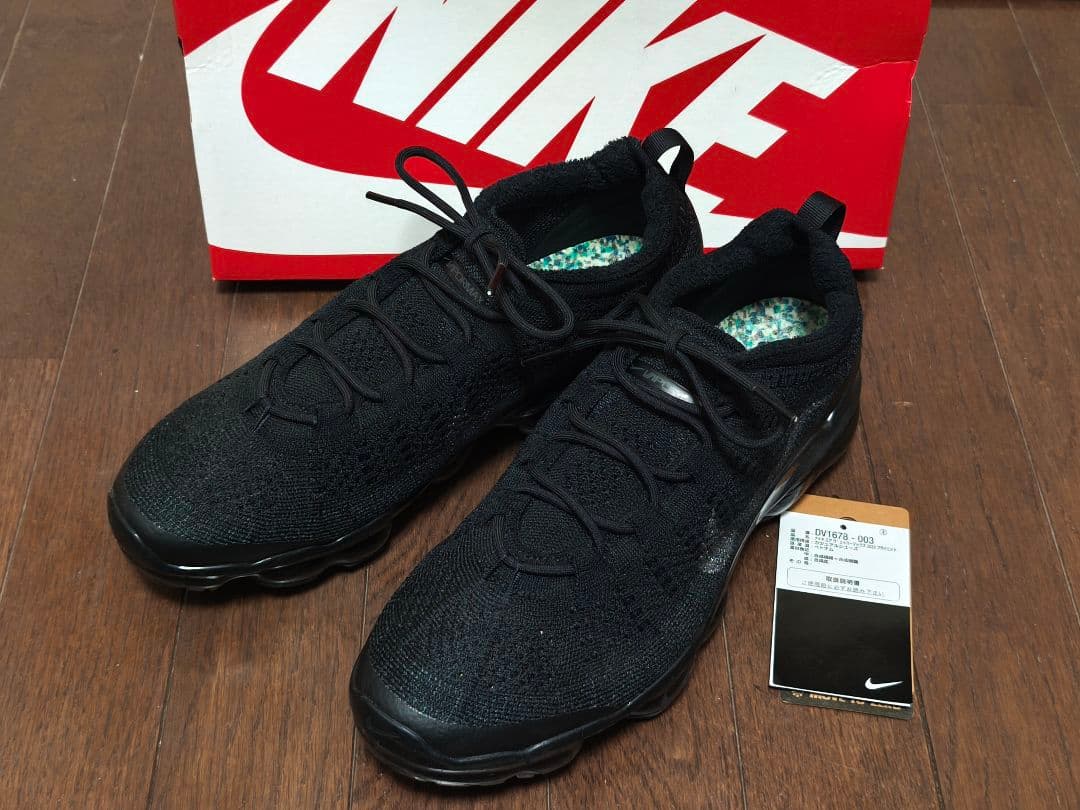 NIKE ナイキ スニーカー AIR VAPORMAX 2023 FK 28cm NIKE W AIR VAPORMAX 2023 FK BLACK/SAIL-ANTHRACITE 23SU-I（ナイキ