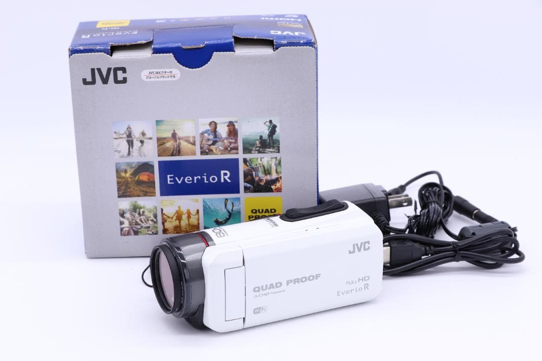 JVC ビデオカメラ EverioR エブリオ GZ-RX600-W Amazon | JVC ビデオカメラ Everio R 防水5m 防塵仕様 Wi-Fi対応 内蔵