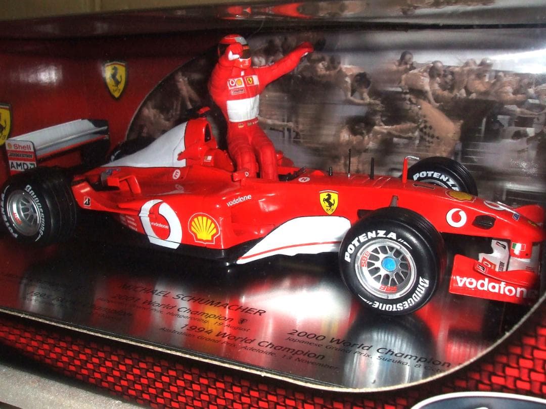 美品 ミハエル・シューマッハ 5年連続 WC 優勝記念 マテル 1／18