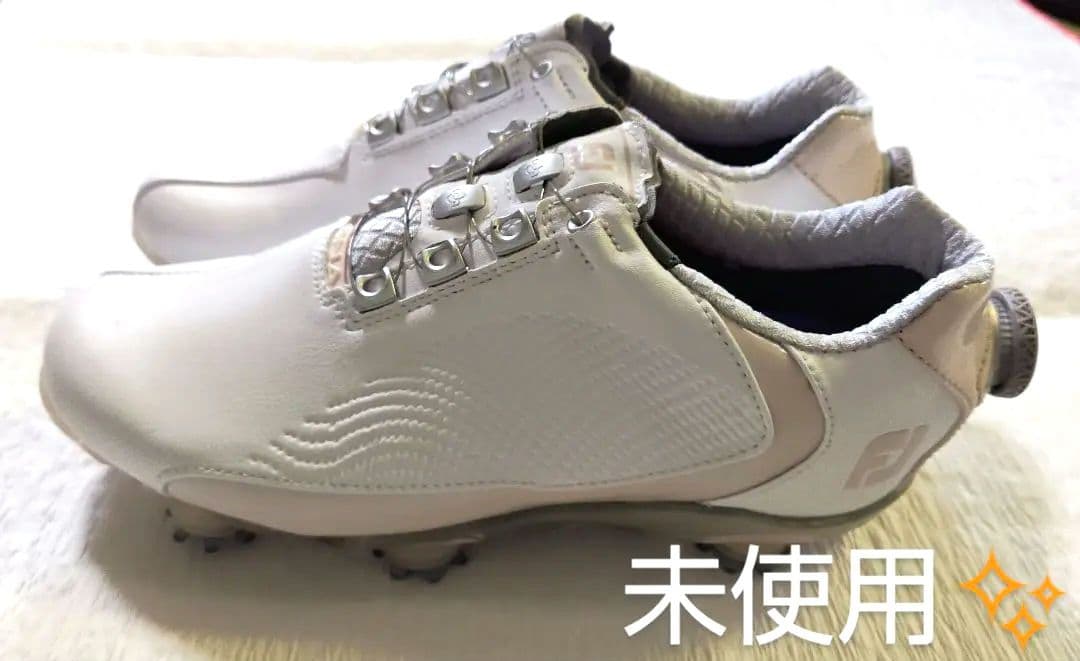 未使用✨️【フットジョイ】女性用ゴルフシューズ 24㌢ホワイト 未使用✨ FOOT JOY ゴルフシューズ 24㎝ レディース 白 - メルカリ