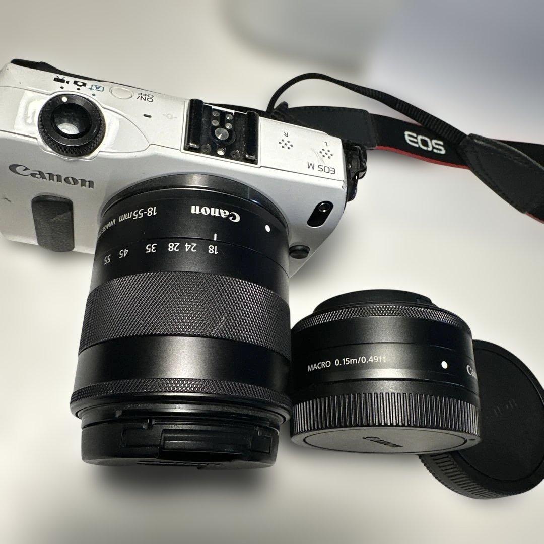 CANON EOS M ミラーレス レンズセットDS126391 キャリーケース