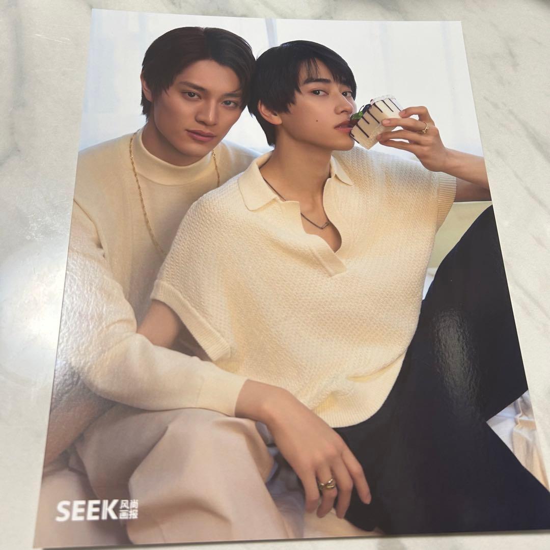 seek中国雑誌 未成年 上村謙信 本島純政 雑誌1冊(A版)＋特典カード