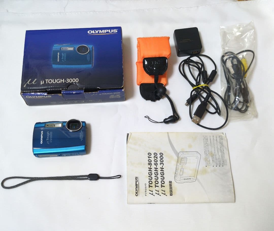 OLYMPUS　μTough-3000+フローティングストラップ　【防水カメラ】 OLYMPUS μTough-3000+フローティングストラップ 【防水カメラ】