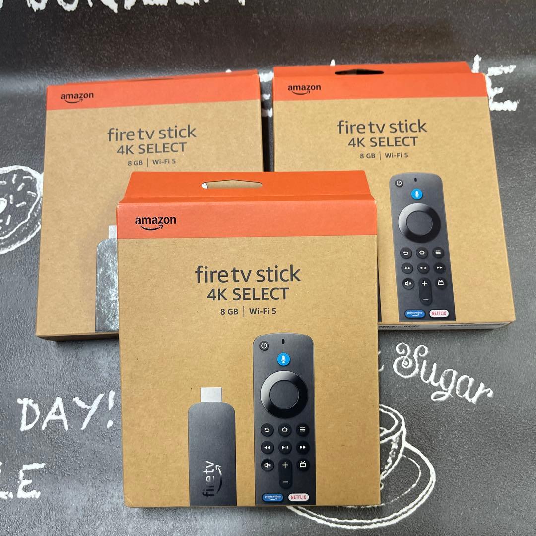 Fire TV Stick 4K Select 8GB Wi-Fi 5 3個 Amazon Fire TV Stick 4K Max streaming device