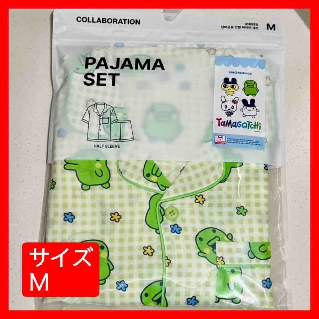 【韓国限定】たまごっち×SPAO パジャマ　くちぱっち　S m29437738452_1.jpg?1751260033